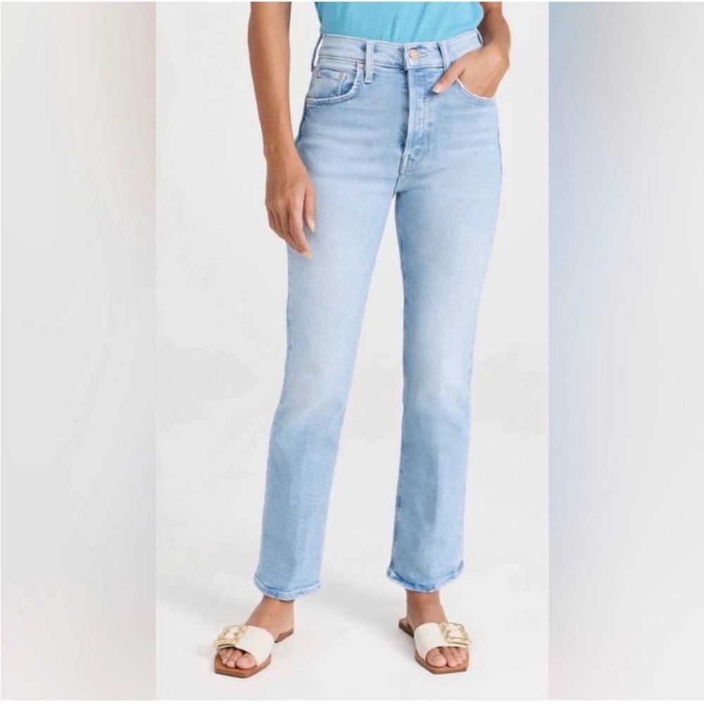 MOTHER The Tripper Cat Daddy Ankle Light Stretch Denim Flare Jeans 27